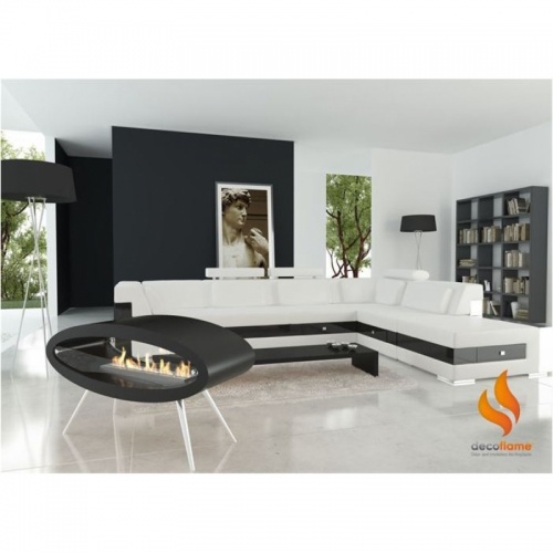 Биокамин Decoflame ELLIPSE FLOOR Black Биокамин Decoflame ELLIPSE FLOOR Black