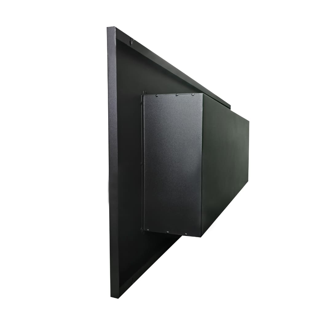 Биокамин "Русский огонь" Хай-тек 1200V встраиваемый с декоративным стеклом (стемалитом) по цене 42 650 руб.