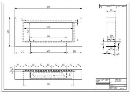 Биокамин ZeFire ORION 900 белый со стемалитом по цене 37 800 руб.