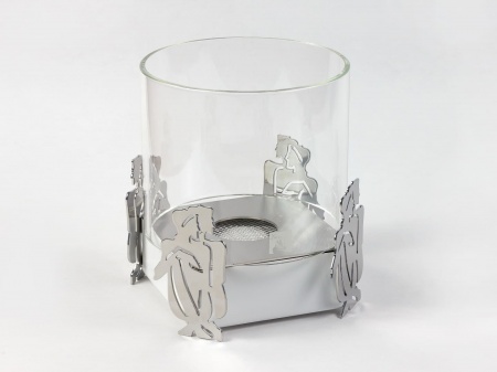 Настольный биокамин Lux Fire Зодиак "Близнецы" Белый по цене 15 000 руб.