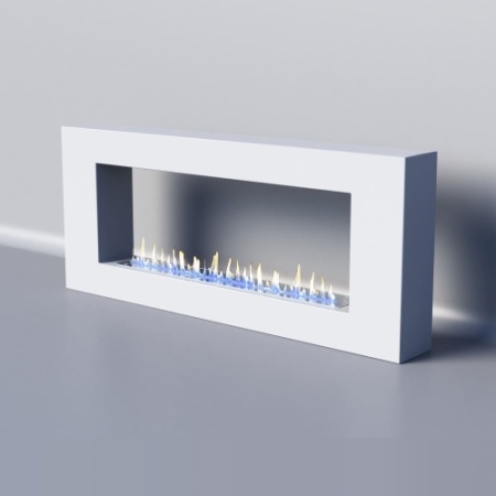 Биокамин "Русский огонь" Холл 1200 настольный белый по цене 33 800 руб.