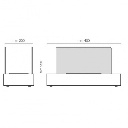 Биокамин TecnoAirSystem Cremona Black по цене 12 100 руб.