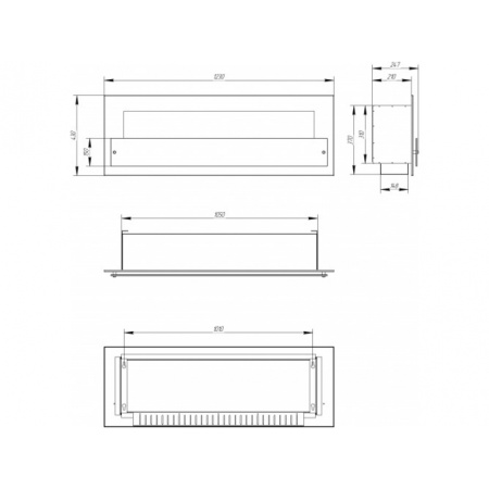 Биокамин Window 800 Glass Арома black по цене 44 800 руб.