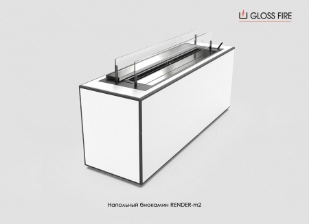 Напольный биокамин Биокамин Gloss Fire Render-m2 Напольный биокамин Биокамин Gloss Fire Render-m2 по цене 79 400 руб.