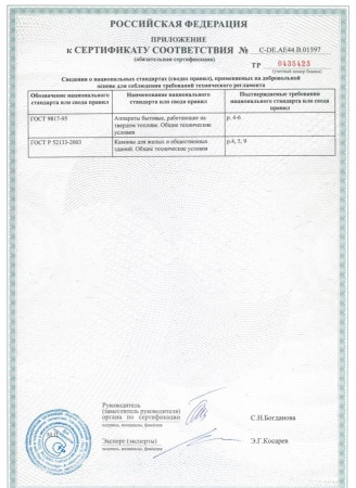 
Газовая топка Vero Design NI G4 D