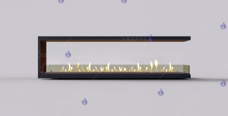 Встраиваемый биокамин / торцевой сквозной очаг 2000 (SappFire) по цене 90 400 руб.