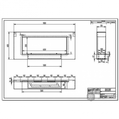 Биокамин ZeFire Orion 900 по цене 28 500 руб.