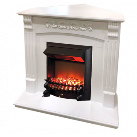 Sorrento угловой (белый дуб)+Fobos FX Black Sorrento угловой (белый дуб)+Fobos FX Black