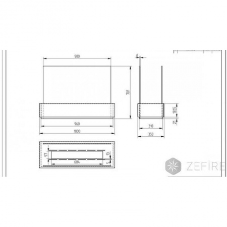 Биокамин ZeFire Apolon сатин Биокамин ZeFire Apolon сатин по цене 59 500 руб.