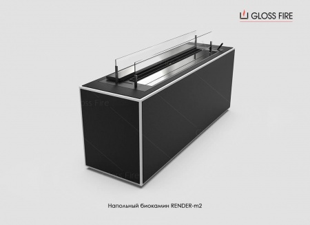 Напольный биокамин Биокамин Gloss Fire Render-m2 Напольный биокамин Биокамин Gloss Fire Render-m2 по цене 79 400 руб.