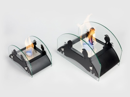 Настольный биокамин Lux Fire "Царский мост" S Чёрный по цене 9 990 руб.