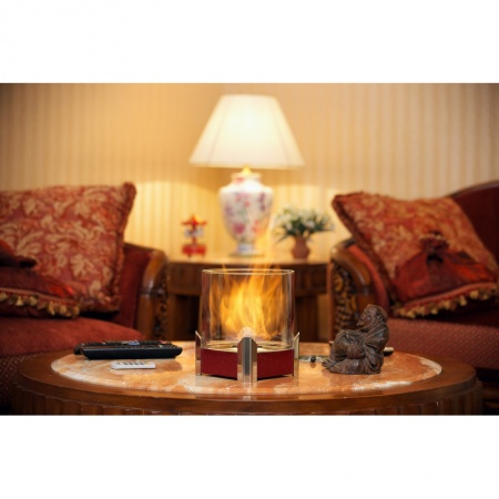 Биокамин настольный Silver Smith Mini 1 Premium Red по цене 14 900 руб.